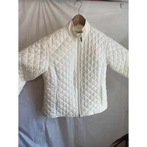 Women's Cutter & Buck White All- Season Lightweight Quilted Jacket- Size XL